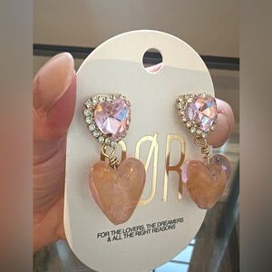 REVOLVE earrings “Barbie Hearts” (Brand NEW)